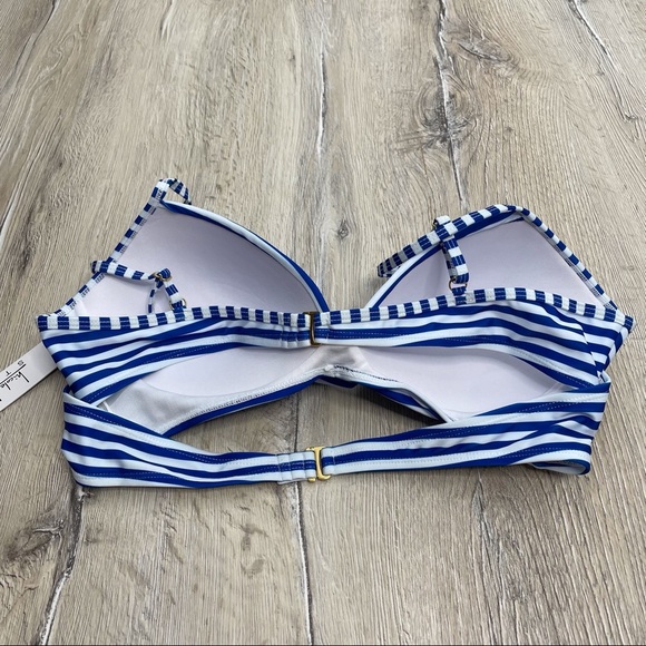 Nicole Miller Striped Bikini Top - Picture 9 of 10